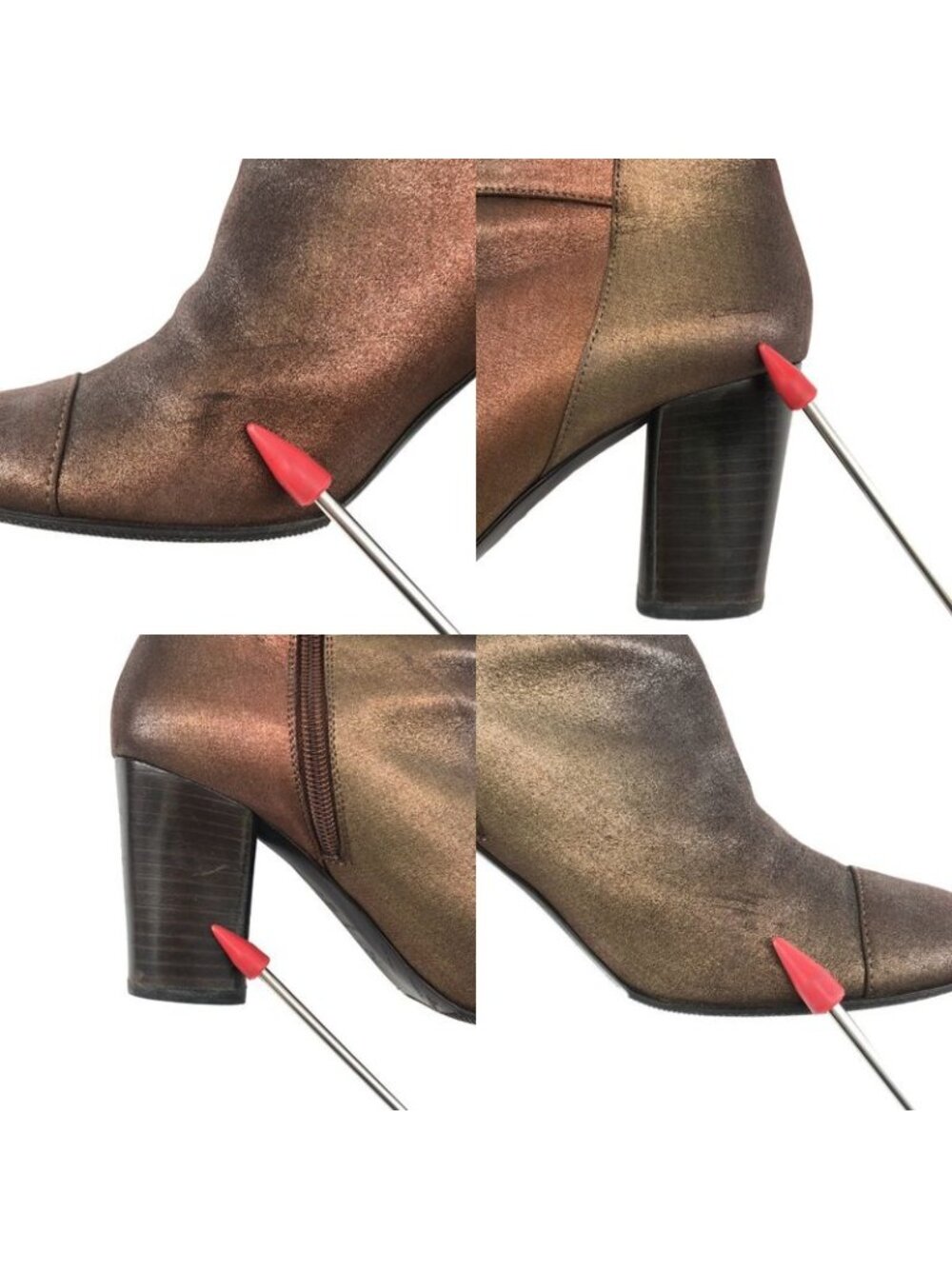 Chanel CC Logo Gradient Round Toe Heel Long Boots 3812 Brown - Picture 10 of 10